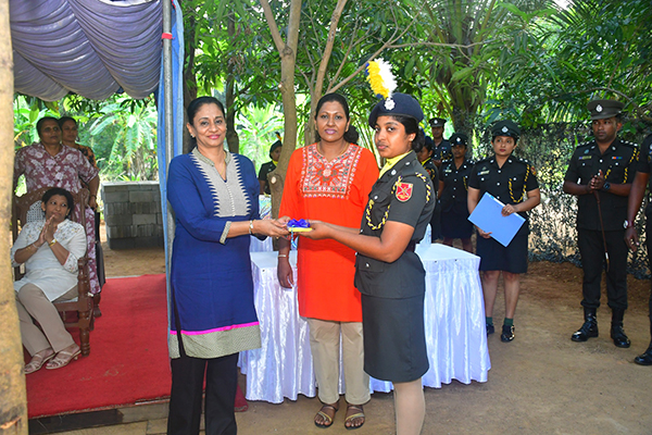 SLASC Ladies Construct New Washroom for Woman Soldier’s Mother