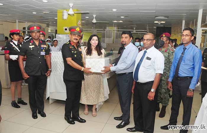 Army Commander with Seva Vanitha President Interacts with Patients at Apeksha Hospital