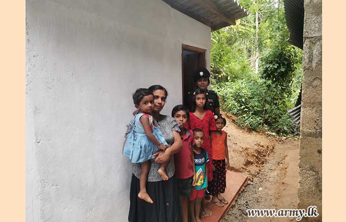 MIC – Seva Vanitha Ladies Erect New Bathroom for Late Soldier's Family