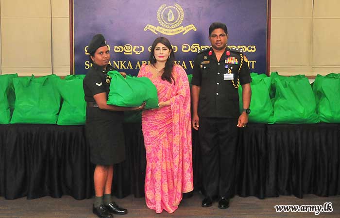 ASVU Distributes 200 Dry Ration Packs to Selected Army and Civil Personnel at Security Forces (Wanni) and Security Forces (Central)