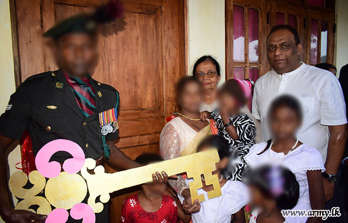 New Home Constructed for Senior Non-Commissioned Officer Under 'Hisata Sevanak' Initiative