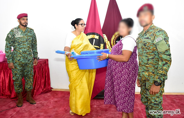 CR-SVB Conducts a Donation Programme for Pregnant Spouses of CR Personnel