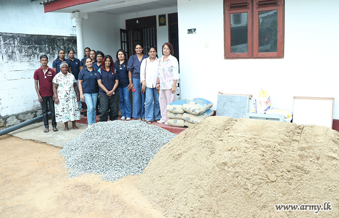 SLAGSC-SVB Donates Building Materials and Bathroom Equipment to Civil Employee
