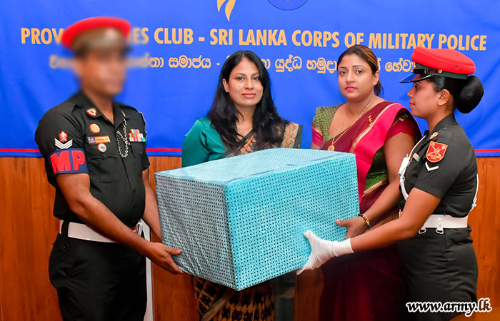இலங்கை இராணுவ பொலிஸ் படையணி சேவை வனிதையரால் நன்கொடை திட்டம் 