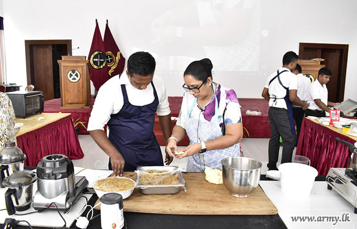 கொமண்டோ படையணி சேவை வனிதையர் பிரிவினால் சமையல் பயிற்சி பட்டறை 