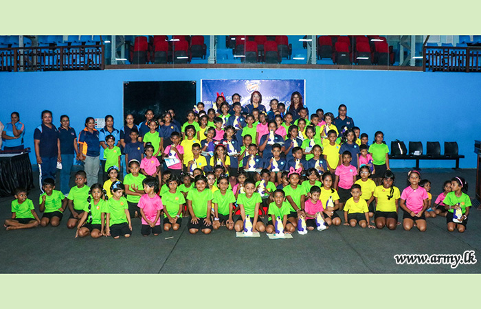 இலங்கை இராணுவ பொதுசேவை படையணி சேவை வனிதையரினால்  சிறுவர் தின கொண்டாட்டம்