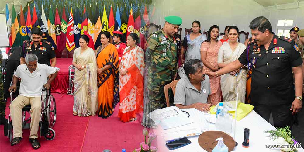 இராணுவ சேவை வனிதையரின் ஏற்பாட்டில் போர் வீரர்களுக்கு பல்துறை மருத்துவ முகாம் 