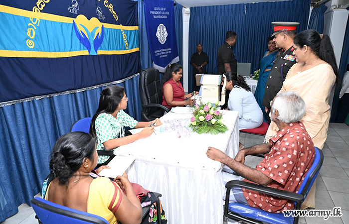 SLAGSC-SVB Conducts Spectacles Donation Programme