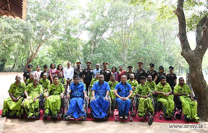 යුද්ධ හමුදා වෛද්‍ය බලකා සේවා වනිතා ශාඛාව අත්තිඩිය මිහිඳු සෙත් මැදුර සුවතා නිකේතනයෙහි  නිල සංචාරය