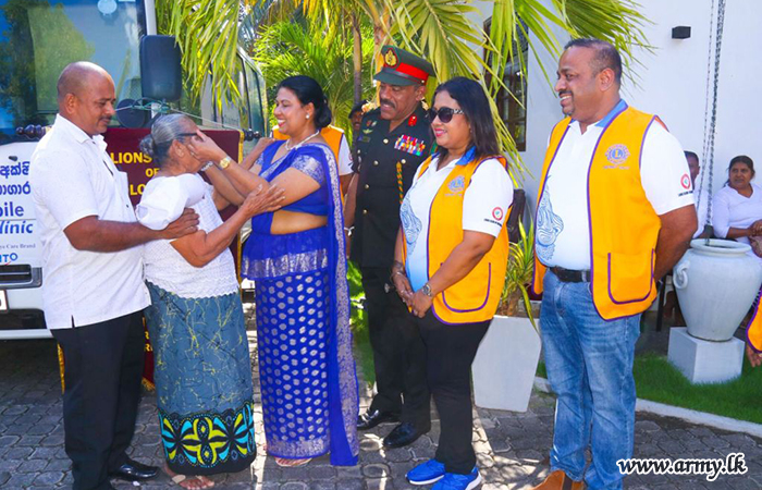 ශ්‍රී ලංකා ජාතික ආරක්‍ෂක බලමුළු සේවා වනිතා ශාඛාවෙන් වෛද්‍ය සහ අක්‍ෂි  සායන වැඩසටහනක්