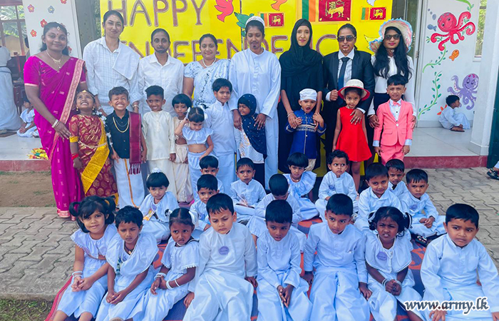 විරු කැකුළු පෙර පාසල් ශ්‍රී ලංකාවේ නිදහස් දිනය සමරයි