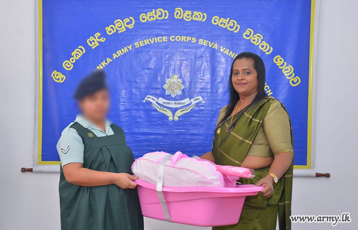 SLASC-SVB Distributes Essential Gift Packs for Pregnant Spouses of SLASC Soldiers