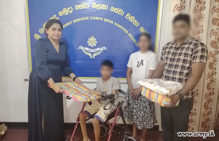 SLASC-SVB Donates School Supplies to a Special Needs Child of a Soldier