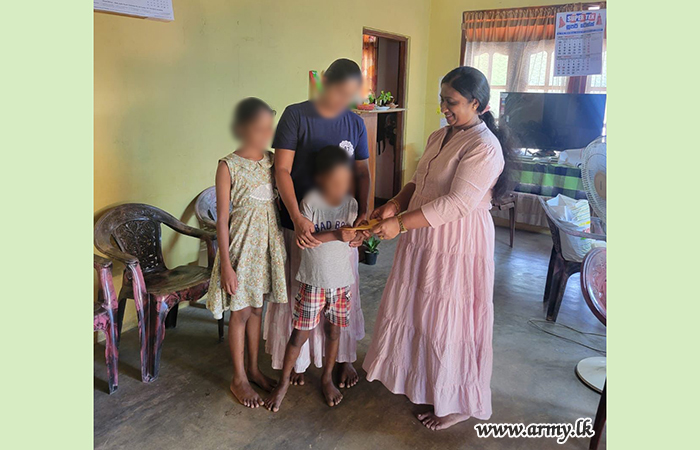 SLSC-SVB Extends Financial Assistance to Child of SLSC Soldier