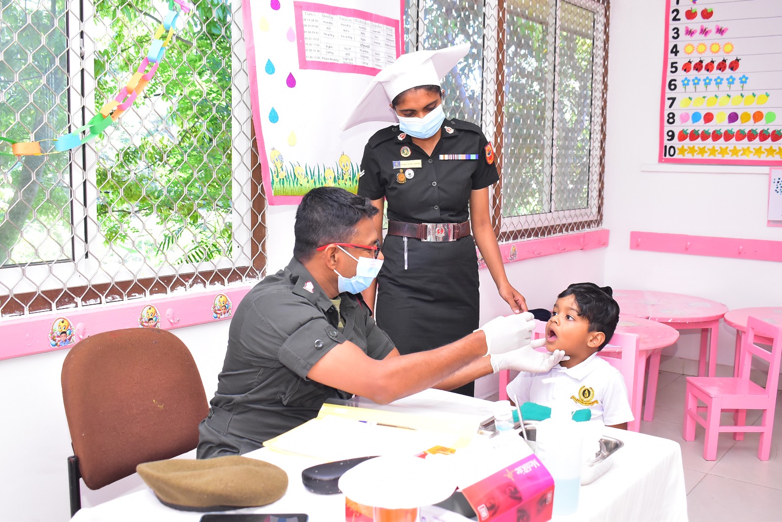 விரு கெகுளு பாலர் பாடசாலைகளின் சிறுவர்களின் உடல்நலம் மற்றும் நல்வாழ்வை மேம்படுத்தும் வகையில் மருத்துவ முகாம்