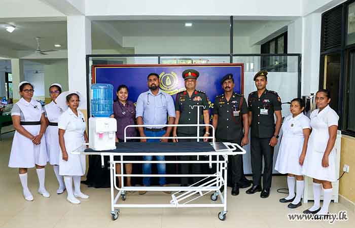இராணுவ சேவை வனிதையரால் கிரியெல்ல மருத்துவமனைக்கு அத்தியாவசிய உபகரணம் நன்கொடை 