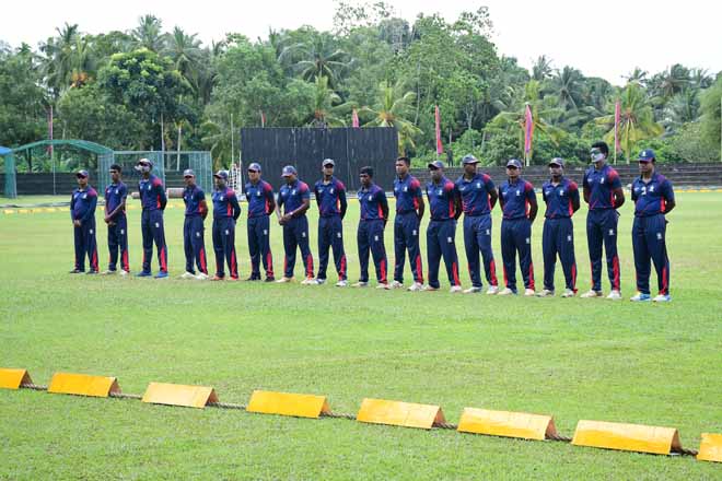 Sagi works with Sri Lankan squad at training camp - Swardeston Cricket Club